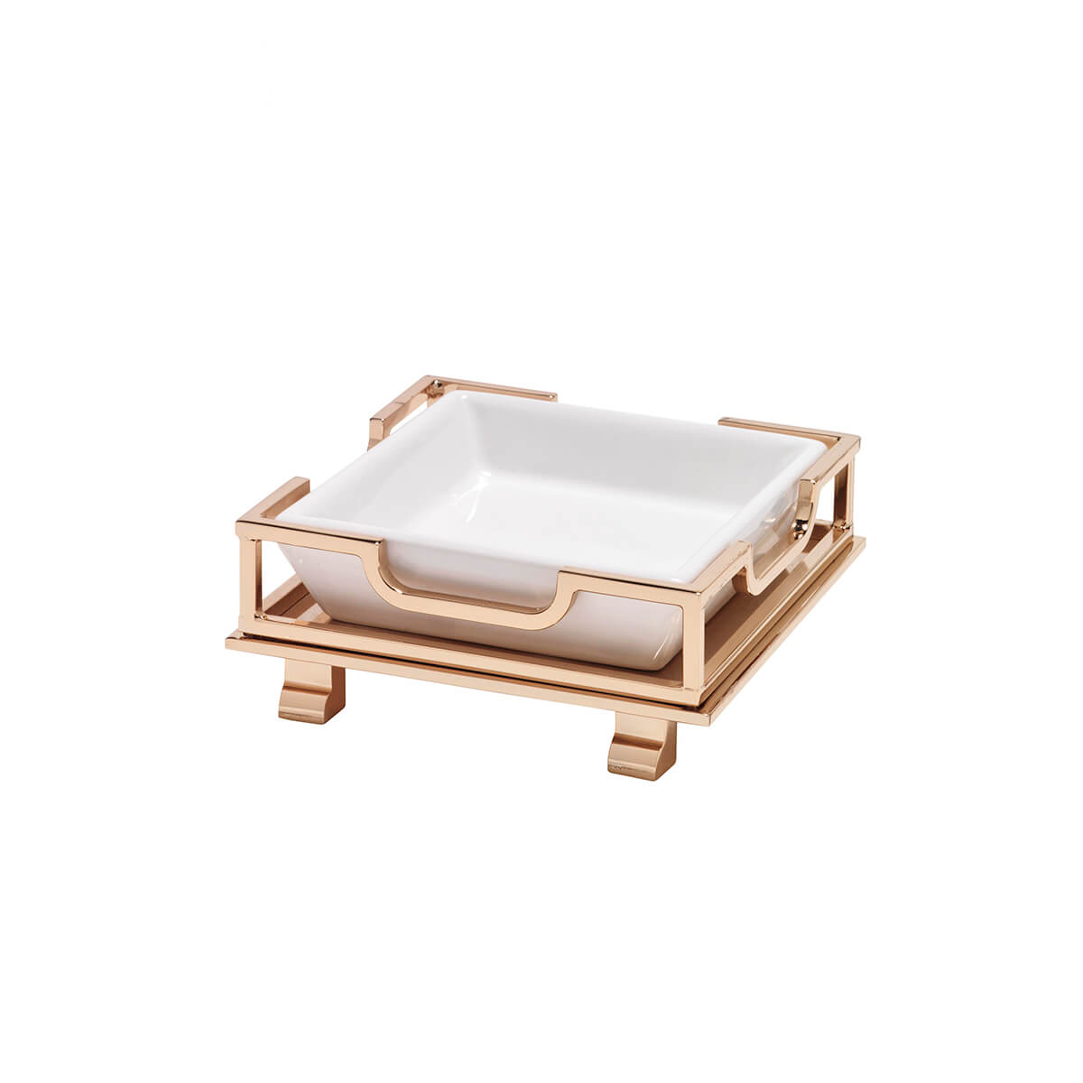 Sapone appoggio Opera con piatto in ceramica